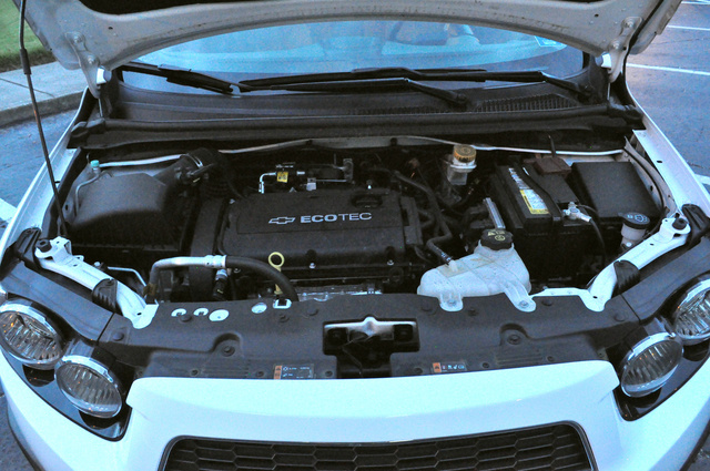 2012 chevy sonic engine size