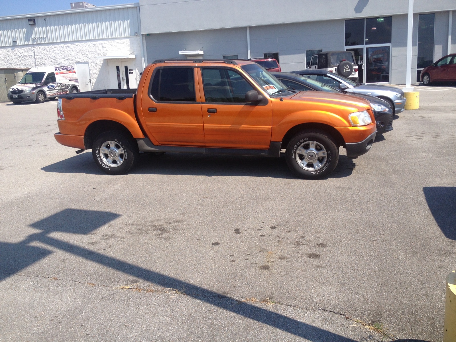 How many orange ford explorer sport tracs were made #4
