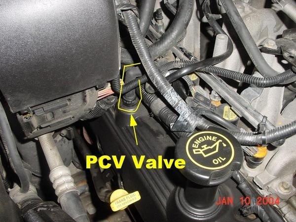 Ford E Series Questions Where Is The Pcv Valve On A 2004 E150 Cargurus