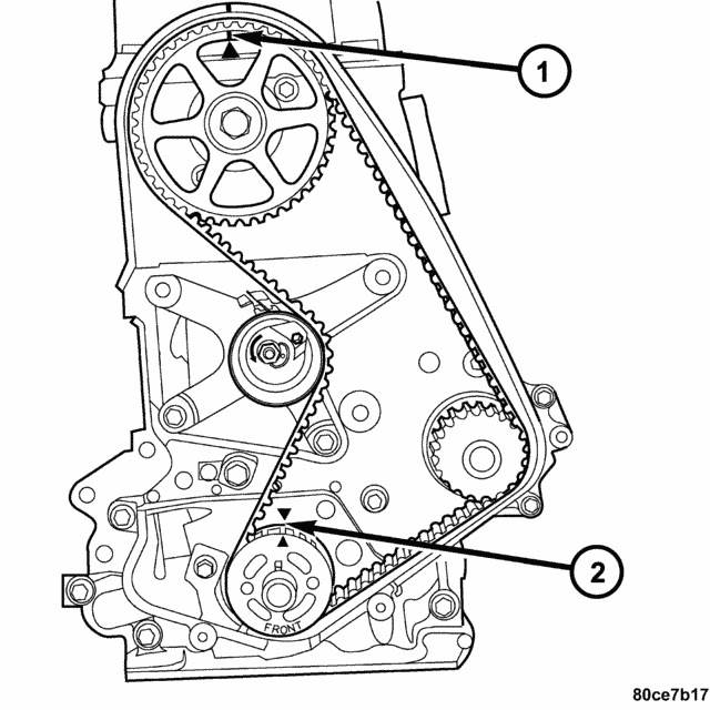 2005 dodge neon timing belt tensioner