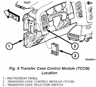 2007 chevy tahoe transfer case module