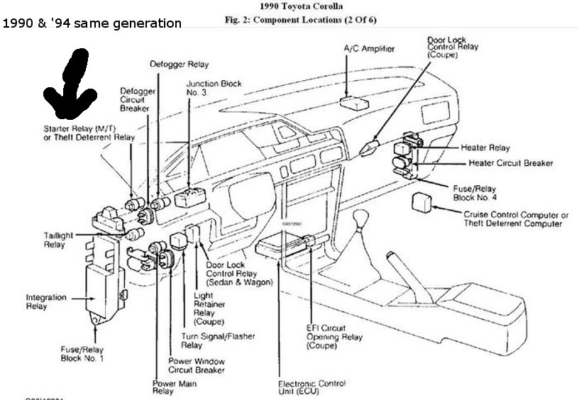 Engine main что за реле тойота