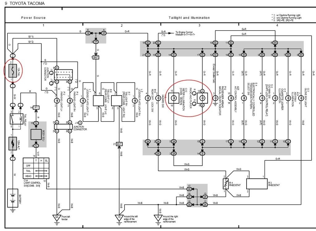 2015 Toyota Tacoma Fog Light Wiring Diagram - Collection - Wiring Diagram Sample