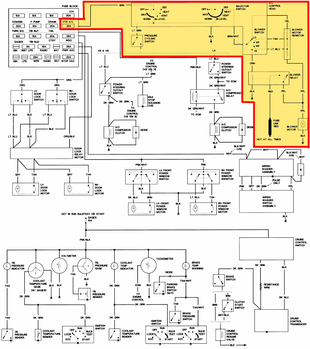 92 Camaro Deck Lid Wiring Diagram