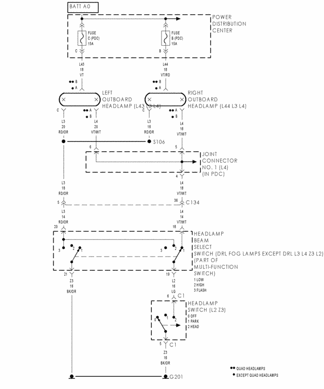 Wiring Manual PDF: 01 Ram 1500 Headlight Wiring Diagram