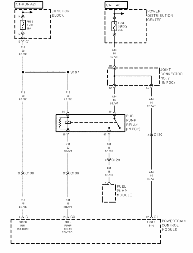 Dodge Fuel Pump Wiring Diagram Wiring Diagrams Database