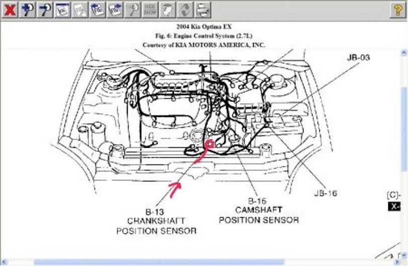 Kia Optima Questions Where Is The Crank Shaft Position Sensor Located On A Kia Optima Cargurus