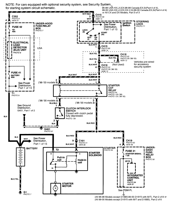 2001 honda civic ignition wiring diagram