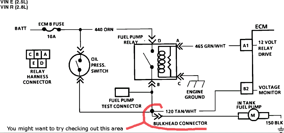 2000 Chevy S10 Fuel Line Diagram