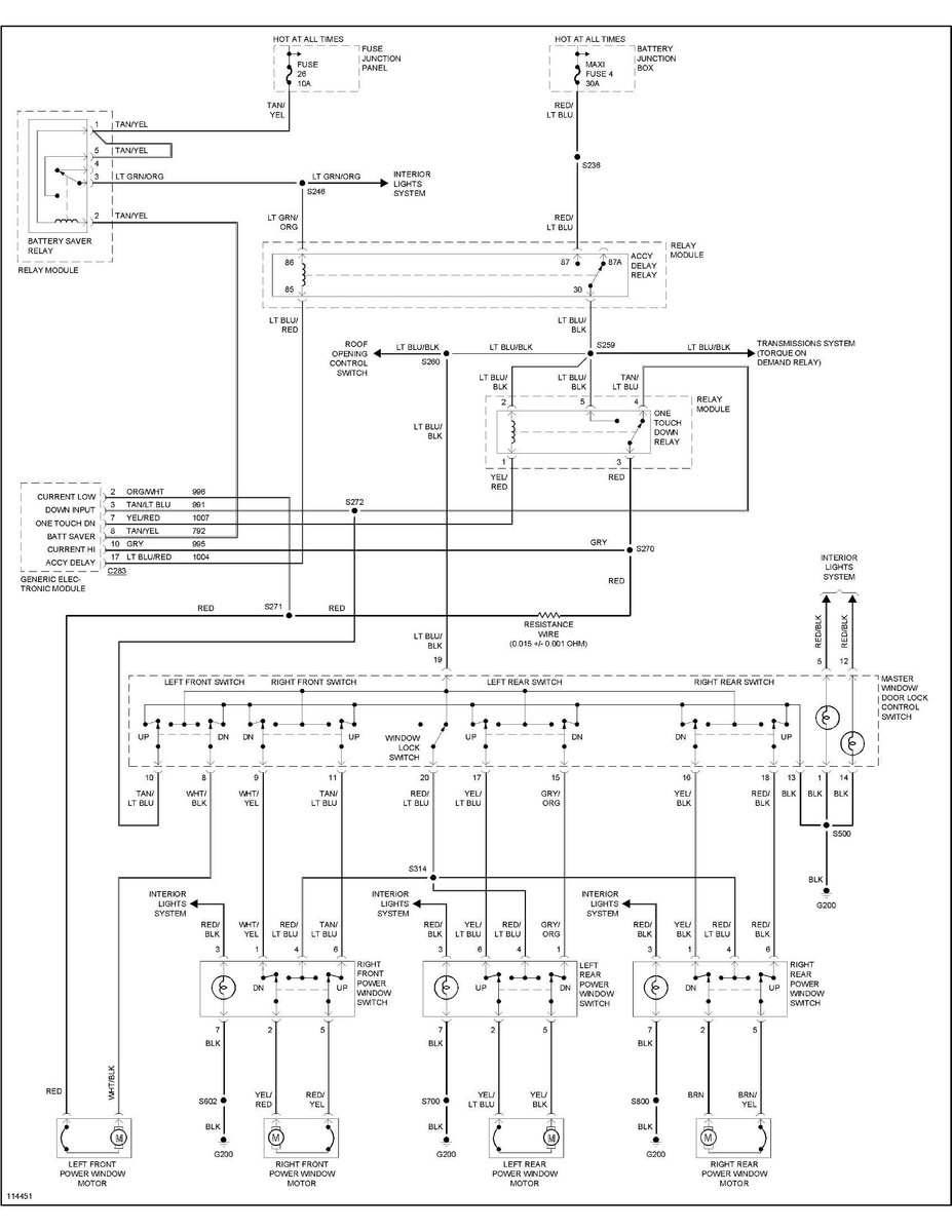 Ford Explorer Questions - Power windows not working. All ... 1998 ford explorer eddie bauer fuse box 