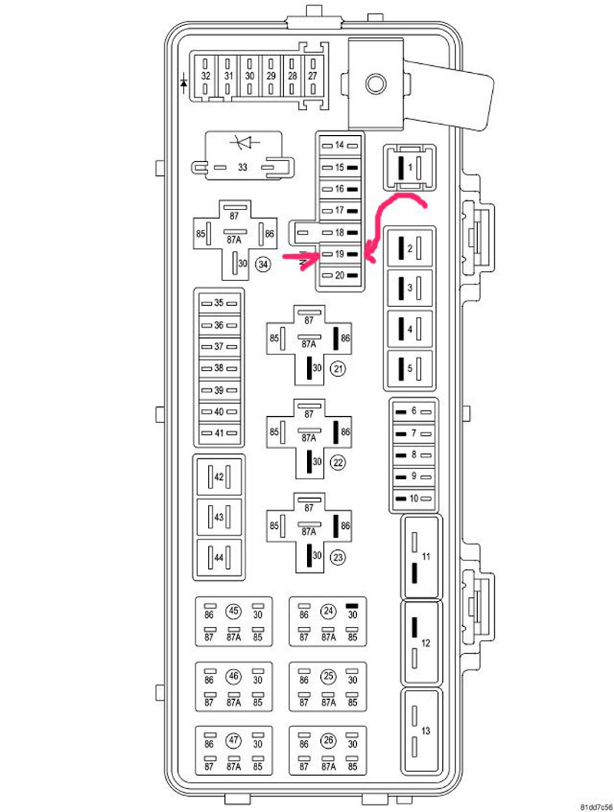 2006 durango fuse box diagram