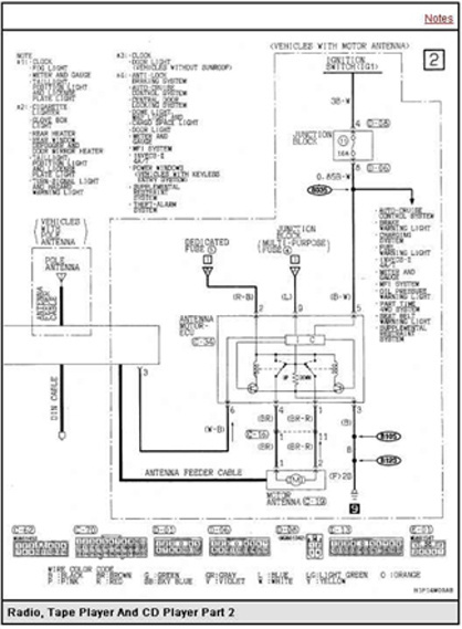 Mitsubishi Montero Sport Questions - Need factory stereo ... 2002 mitsubishi eclipse stereo wiring diagram 