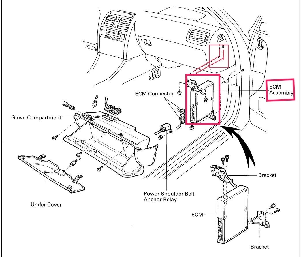 1994 lexus gs300 ecu location