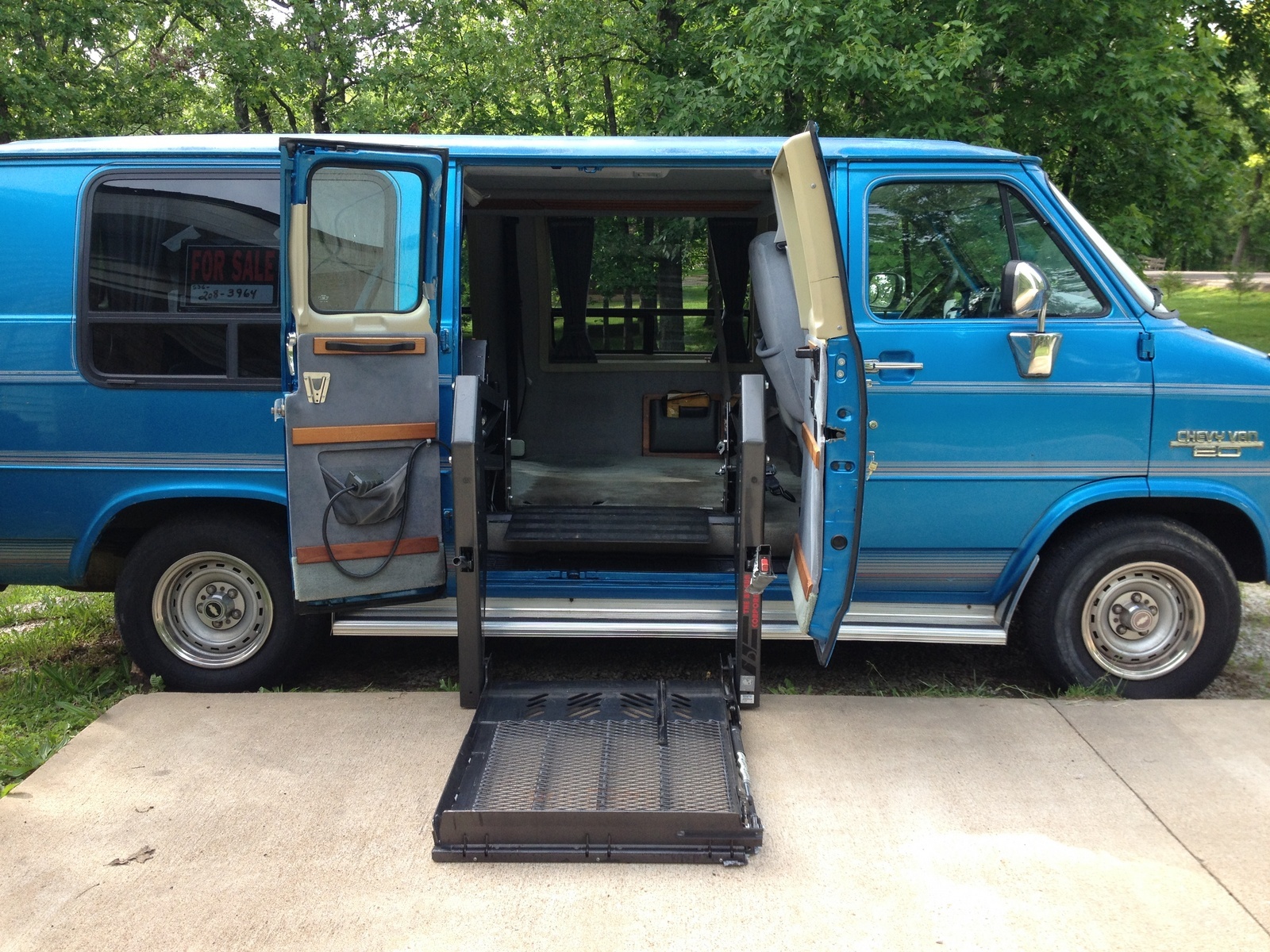 1993 chevy g20 best sale conversion van specs