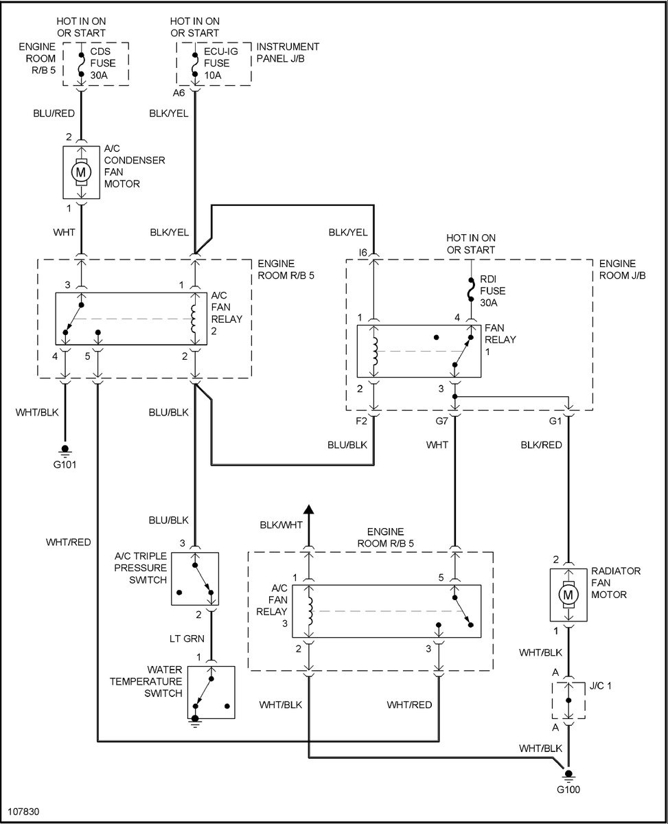 Toyota Corolla Questions - My engine fan turns on when I turn the ignition  on but not the engine.... - CarGurus  2001 Toyota Camry Cooling Fan Wiring Diagram    CarGurus