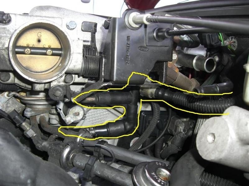 Mercury Cougar Questions - where is the pvc valve on a ... 1992 pontiac firebird fuse box 