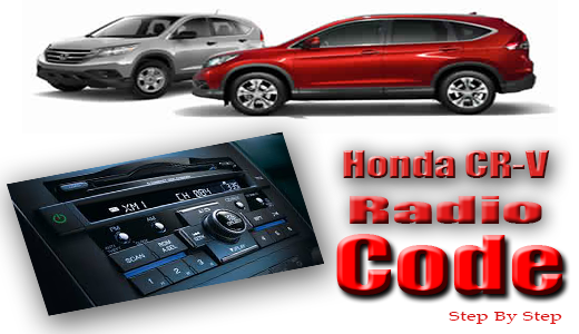 07 honda crv radio code