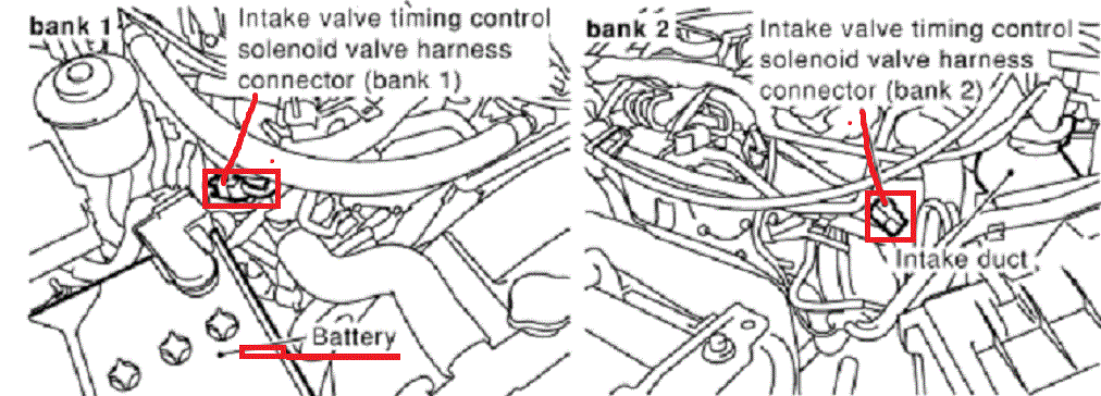 2001 Nissan Pathfinder Bank 1 Sensor 2 Location Image Details