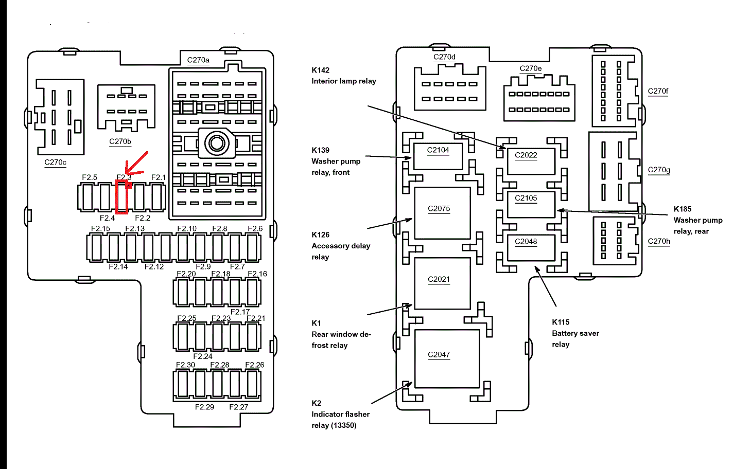 4c2 2002 Explorer Fuse Box Wiring Resources