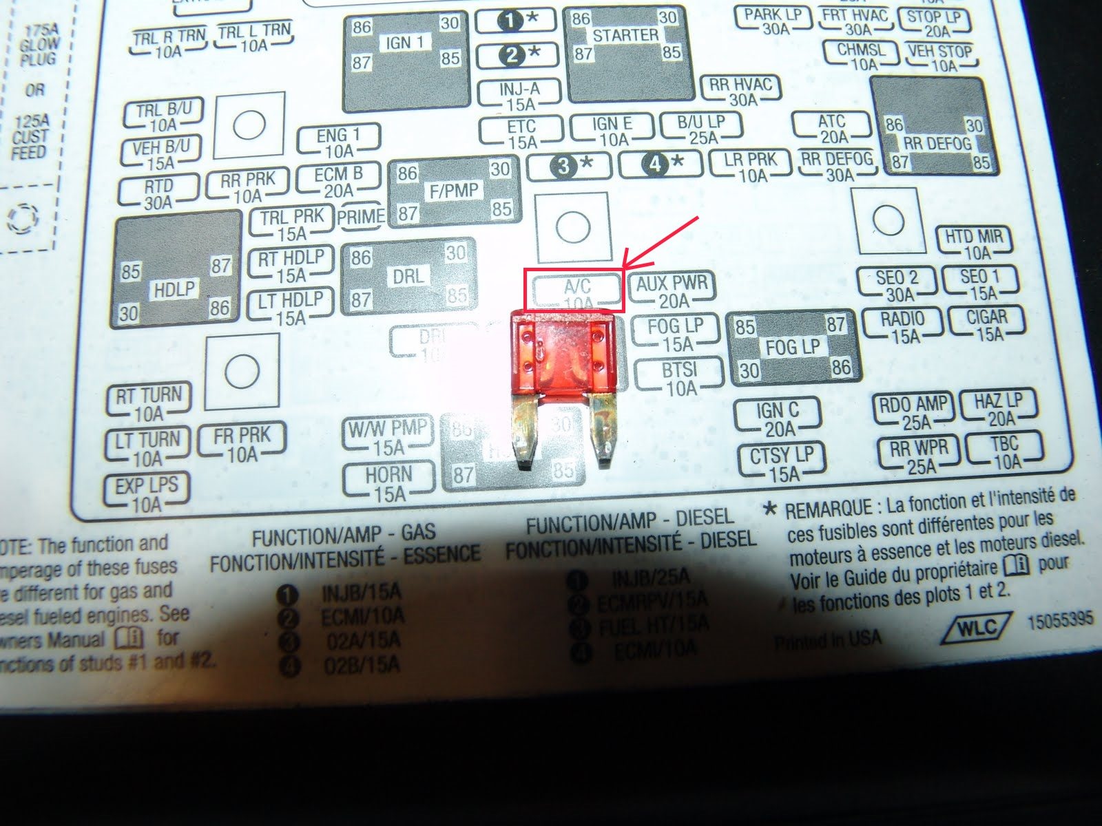 2004 tahoe radio fuse