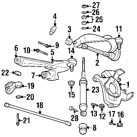 Dodge Dakota Questions Need Diagram Of Front End Suspension For 98 Dodge Dakota Sport Cargurus