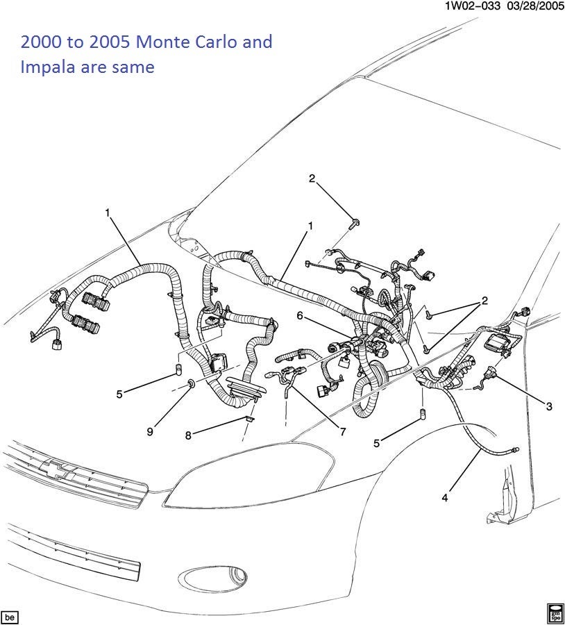 Wiring Diagram PDF: 01 Monte Carlo Engine Diagram