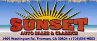 Sunset Auto Sales and Classics logo