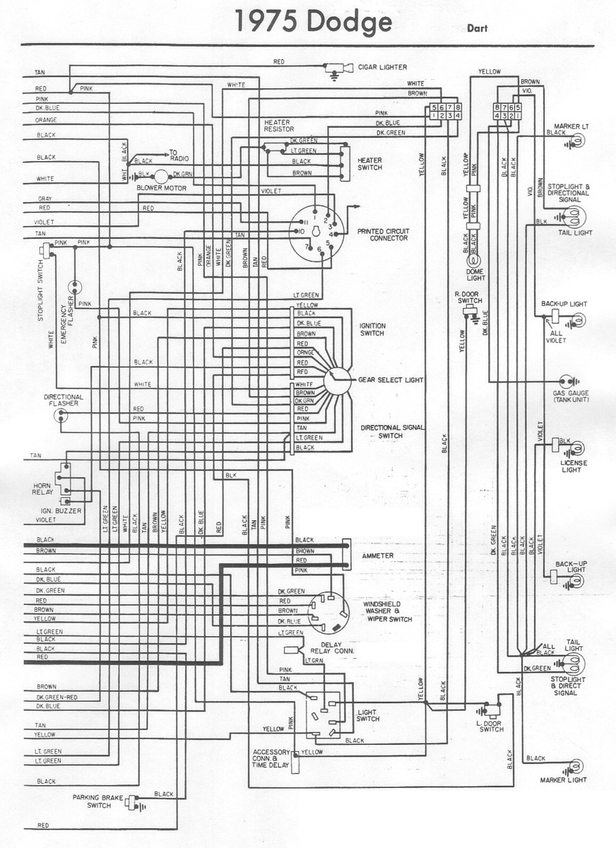 1970 Dodge Dart Wiring Diagram Pictures - Wiring Diagram Sample