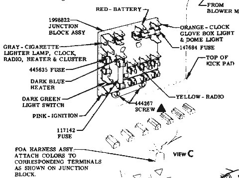 Chevrolet Bel Air Questions - No brake lights - CarGurus 1957 chevy bel air fuse box location 