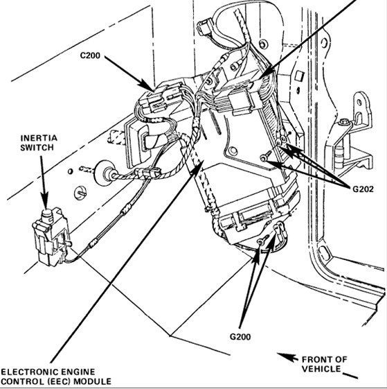 General Questions - Where is the fuel pump shut-off switch ... 1989 ford f800 wiring 