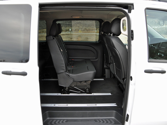 mercedes metris folding seats