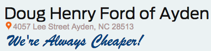 Doug Henry Ford Of Ayden Ayden Nc Read Consumer Reviews Browse