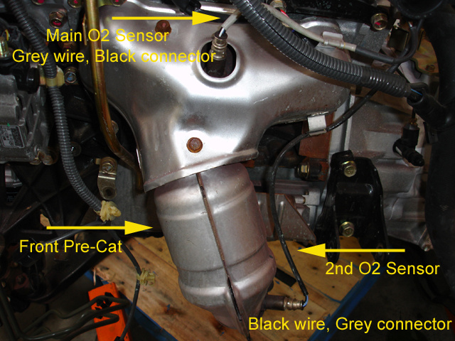 Mitsubishi Eclipse Questions - O2 sensors bank 2 sensor ... mustang gt o2 sensor 4 wire diagram 