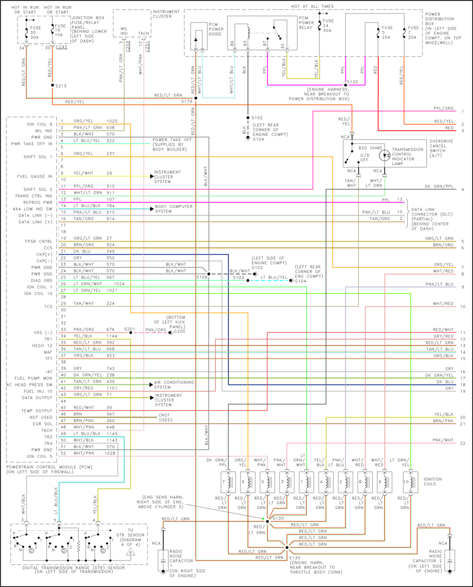 Ford V10 Pcm Wiring Diagram