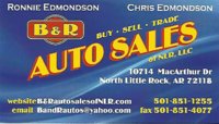 B & R Auto Sales logo