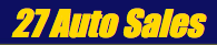 27 Auto Sales logo