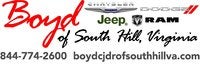 Boyd Chrysler Dodge Jeep Ram of South Hill logo