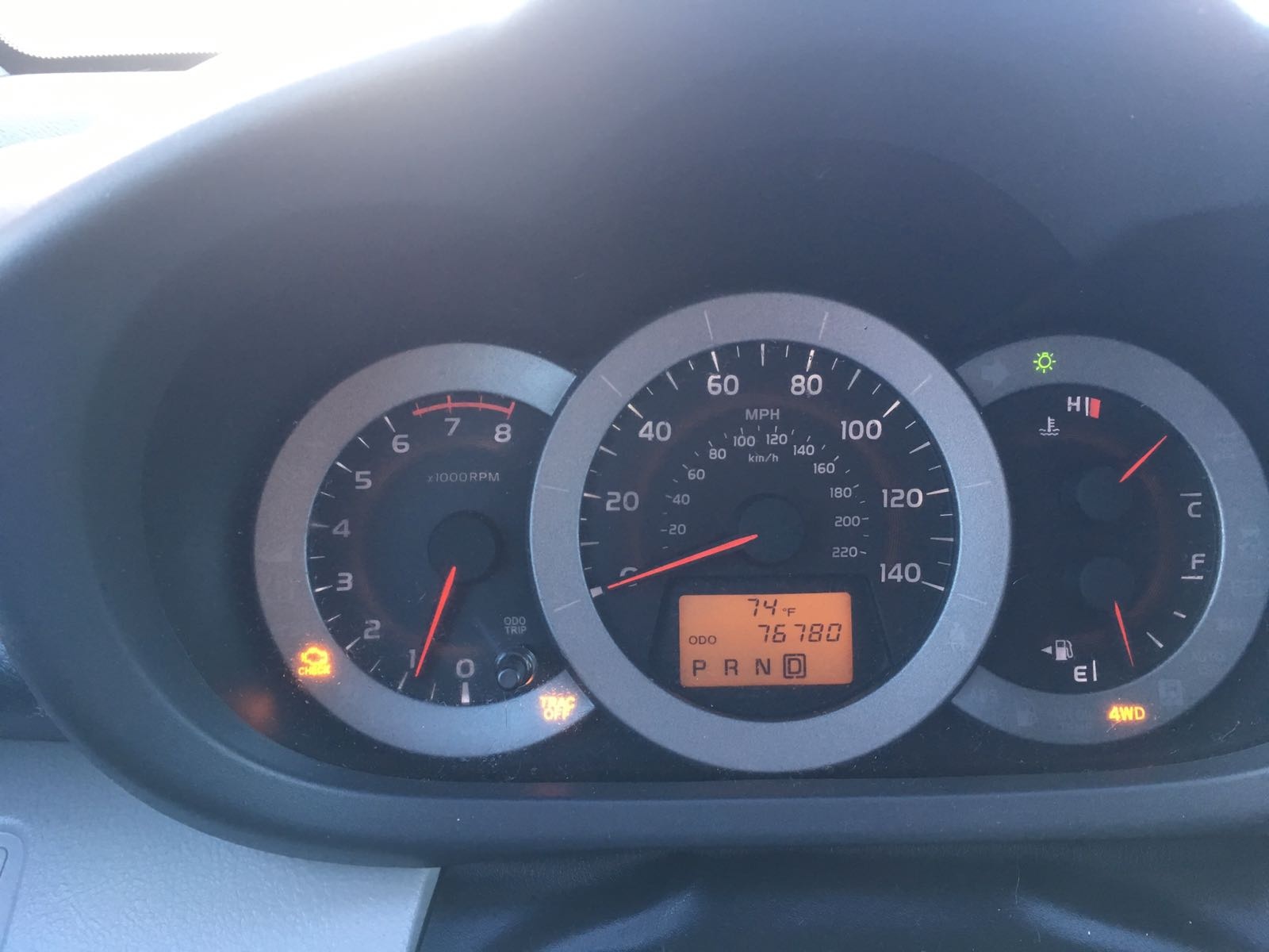 Toyota Rav4 Questions 2011 Toyota Rav 4 Engine Light Is On 4wd