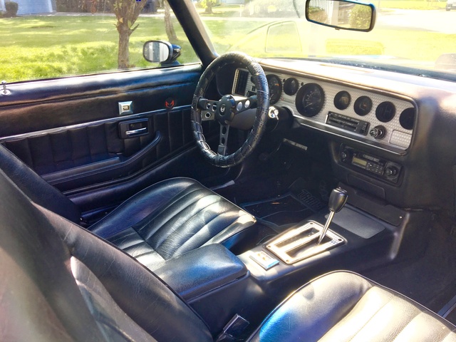 1981 trans am interior