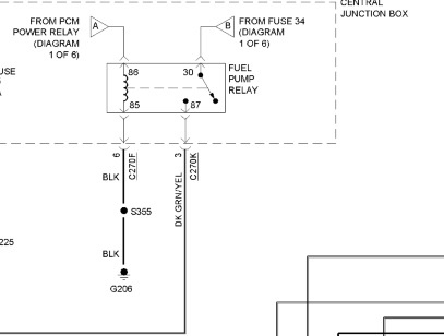 How to wire a fuel pump relay