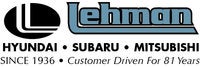 Lehman Hyundai Subaru Mitsubishi logo