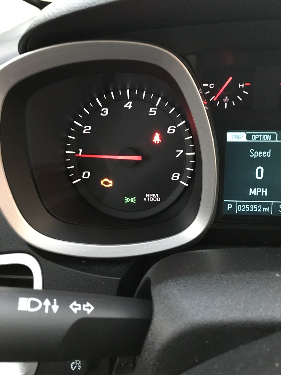 Chevrolet Equinox Questions Yellow Light On Dashboard That