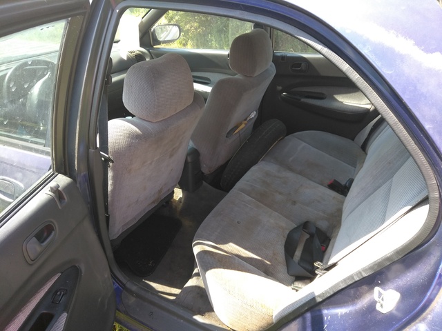 1995 mazda protege car through trunk
