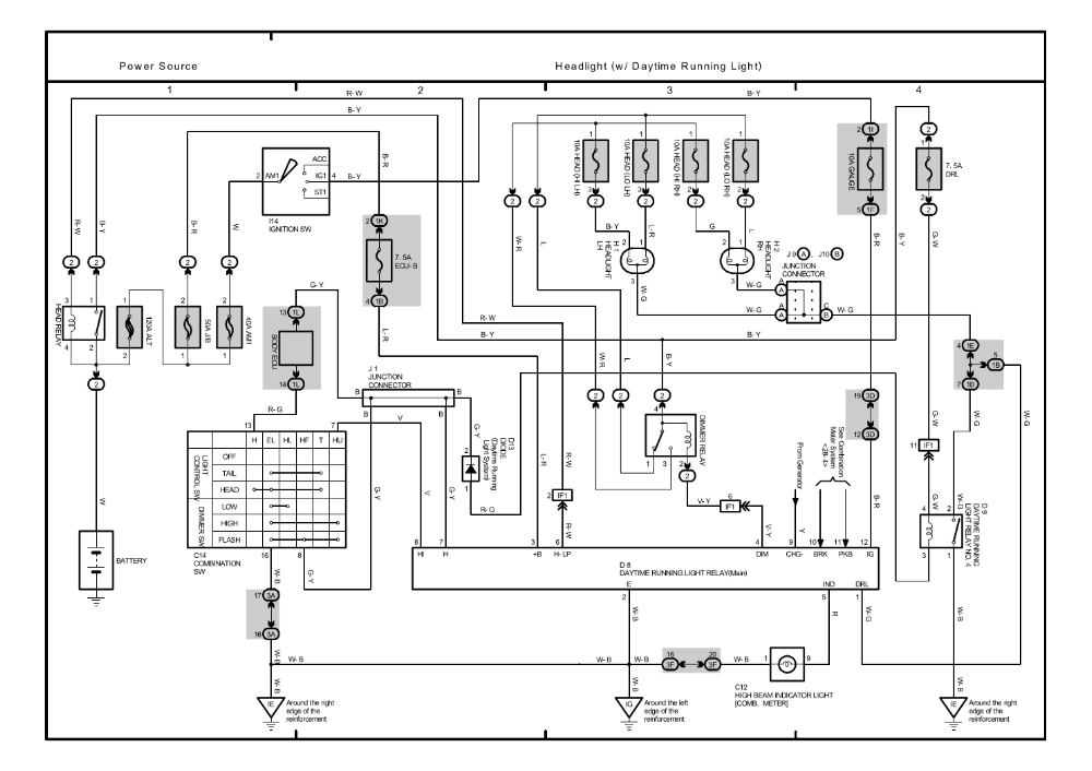 Toyota Tacoma Questions - headlights not working properly ... daytime running lights wiring diagram 