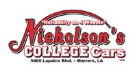 Nicholson's College Cars LLC logo