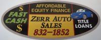 Zerr Auto Sales logo
