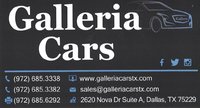 Galleria Cars logo