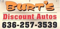 Burt's Discount Autos logo