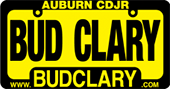 Bud Clary Auburn Chrysler Dodge Jeep Ram logo