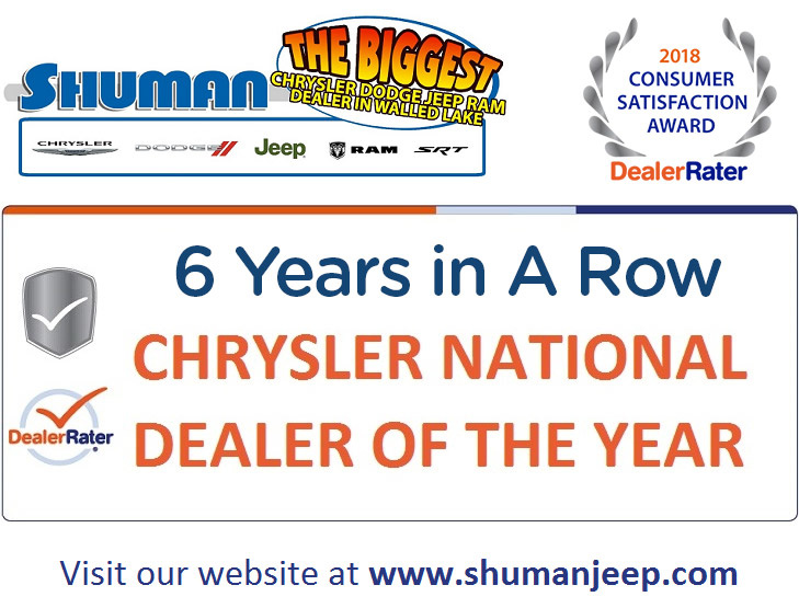 Shuman Chrysler Dodge Jeep Ram Walled Lake Mi Read